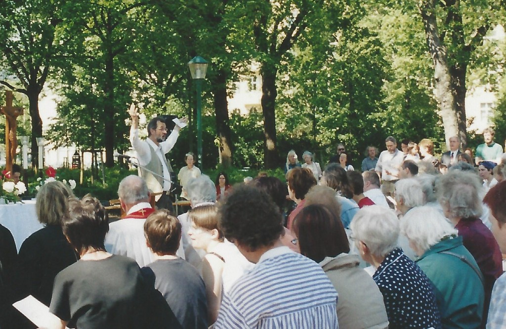 Pfingstmontag 2004, Christain dirigiert